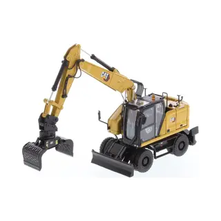 Diecast Masters 1/50 Cat M318 Wheeled Excavator W/Bucket & Grapple 85956