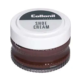 2 Glazen Potjes Schoenpoets Chocolade Bruin | Collonil Shoe Cream Coca Mid Bruin | Kleur 307 | 2 X 50 Ml | Voordeelaanbieding
