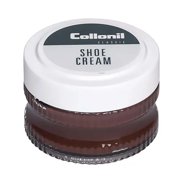 2 Glazen Potjes Schoenpoets Chocolade Bruin | Collonil Shoe Cream Coca Mid Bruin | Kleur 307 | 2 X 50 Ml | Voordeelaanbieding thumbnail