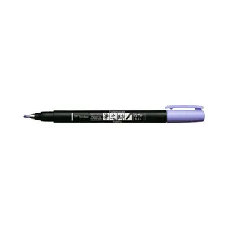 Tombow Fudenosuke Brush Pen Soft - Lavendel - Voor Zwart Papier