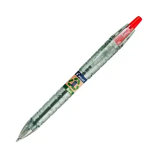 Pilot Ecoball Recycled Ballpoint, Medium, Red, Pack Of 10
