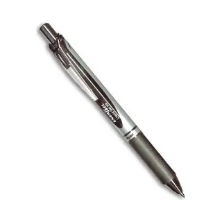 Pentel Energel Xm Klick Intrekbare pen met clip Zwart 12 stuk(s)