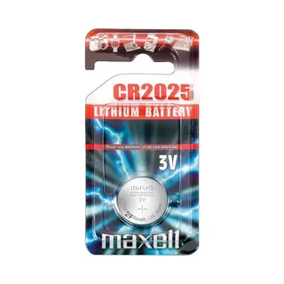 Maxell CR2025 huishoudelijke batterij Wegwerpbatterij Lithium