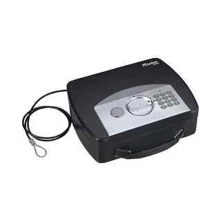 Master Lock P008EML Tragbarer Safe 2,17 l Stahl Schwarz