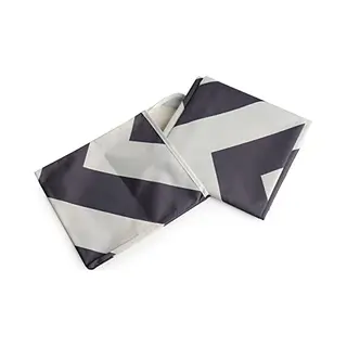 Prince Lionheart Catchall Boden Vorzelt Teppich Allzweckmatte Rechteckig Chevron Grau/Weiß
