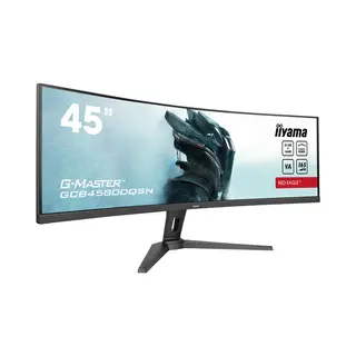 iiyama G-Master Immerse yourself in the game with the curved 45’’ Dual Qhd Red Eagle Gaming Display