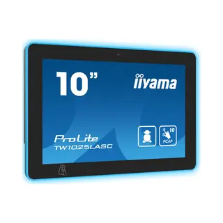 iiyama 10.1” Pcap 10pt touch screen with Android, Power over Ethernet Technology, Nfc/Rfid reader and a Rgb Led bar around the screen