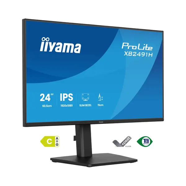 iiyama ProLite XB2491H-B1 Computerbildschirm 60,5 cm (23.8") 1920 x 1080 Pixel Full Hd Lcd Schwarz thumbnail