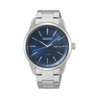 Seiko Solar Men's Watch Stainless Steel Metal Strap SNE525P1