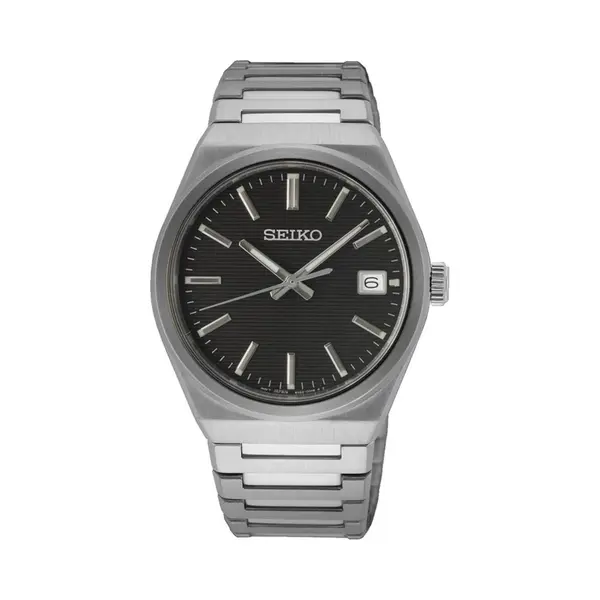 Seiko Herren Uhr Quarz Mit Edelstahlband SUR558P1 thumbnail