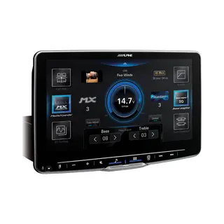 Alpine Ilx-F905D Car Radio With 9-Inch Touchscreen, Dab+, 1-Din Installation Housing, Apple CarPlay Wireless And Android Car Support