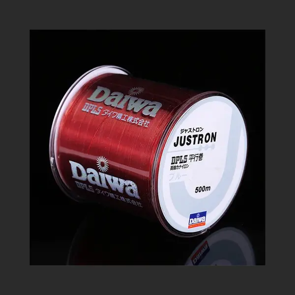 Vislijn Daiwa Justron Nylon 500m Rood 0.45mm Nylon Draad Extra Sterk 16.4kg - Visdraad Voor Zoetwater En Zoutwater thumbnail