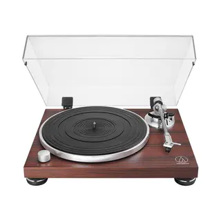 Audio-Technica At-LPW50BTRW audio turntable Belt-drive audio turntable Brown Manual