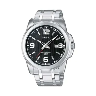 Casio Analoog Horloge Zwart / Zilver