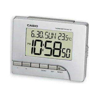 Casio Dq-747-8EF Wecker Digitale Wecker Silber