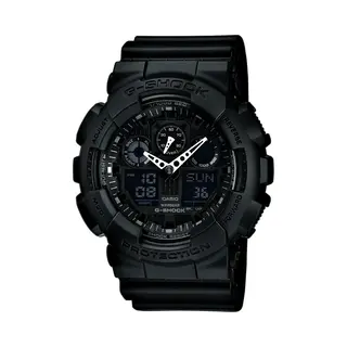 G-Shock, Armbanduhr, Ga-100-1a1, Schwarz, (Analoguhr, Digitaluhr, 51.20 mm)