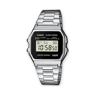 Casio A158WEA-1EF horloge Unisex Elektronisch Zwart
