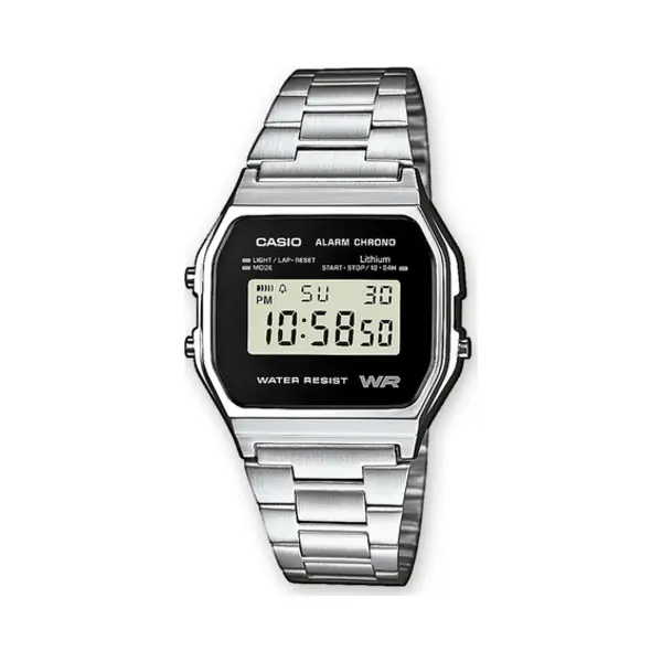 Casio A158WEA-1EF horloge Unisex Elektronisch Zwart thumbnail