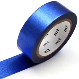 Washi Tape Blauw Met Glans - Mt Masking Tape, 7m Series, Blue (high Brightness)