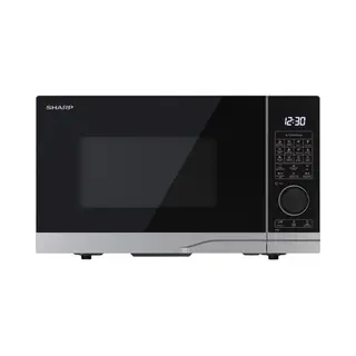Sharp Yc-PC254AE-S Mikrowelle Schwarz, Silber Kombi-Mikrowelle Arbeitsplatte 25 l 900 W