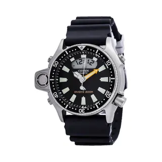 Citizen Taucheruhr JP2000-08E JP2000-08E, Citizen JP2000-08E Diver´S Uhr Herrenuhr Kautschuk Datum Schwarz