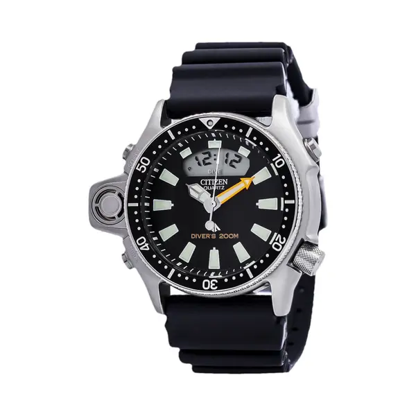 Citizen Taucheruhr JP2000-08E JP2000-08E, Citizen JP2000-08E Diver´S Uhr Herrenuhr Kautschuk Datum Schwarz thumbnail