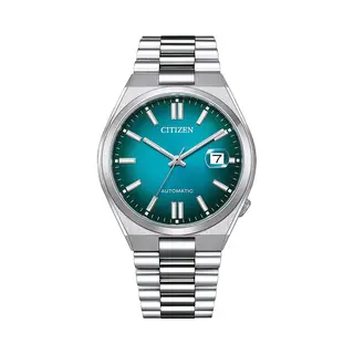 Citizen Automatikuhr Tsuyosa 60h NJ0151-88X, Armbanduhr, Damenuhr, Herrenuhr, Edelstahlarmband, Saphirglas, Datum