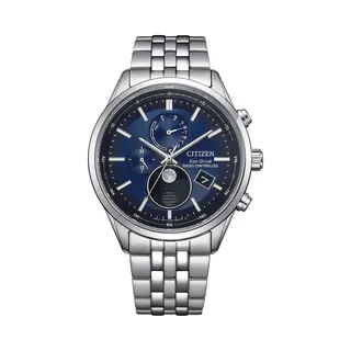 Citizen Eco-Drive Herrenuhr Funk-Solar Mondphase Stahlband BY1030-50L