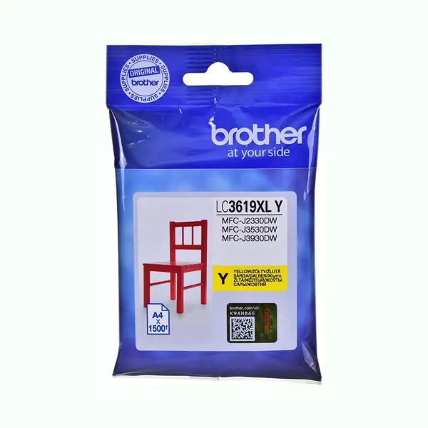 Brother Lc-3619XLY inktcartridge 1 stuk(s) Origineel Geel thumbnail