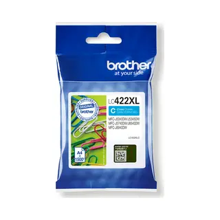 Brother LC422XLC ink cartridge 1 pc(s) Original Cyan