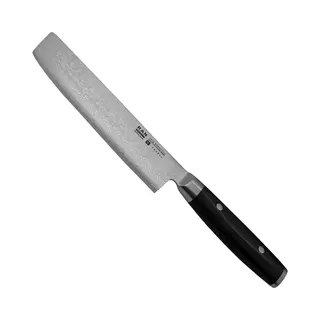 Yaxell Damastmesser Ran 69 Nakiri-Gemüsemesser - 16, 5 Cm Klinge - Mikarta Griff