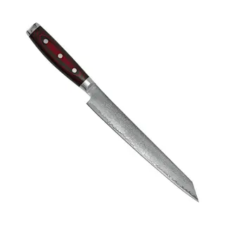 Yaxell Super Gou Kiritsuke Vleesmes 23 Cm – 161 Lagen Damaststaal – SG2 Staal – 63 Hrc – Canvas-Micarta Heft