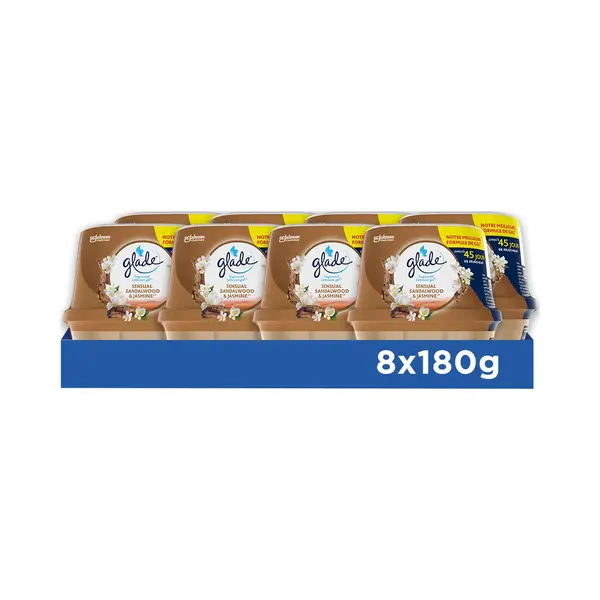 8x Glade Luchtverfrisser Gel Sandalwood&Jasmine 180 Gr thumbnail