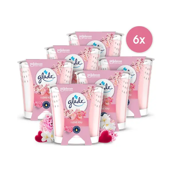 Glade Geurkaars I Love You 100% Raapzaadwax thumbnail