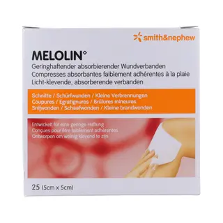 Melolin 5x5cm 25 Kompressen