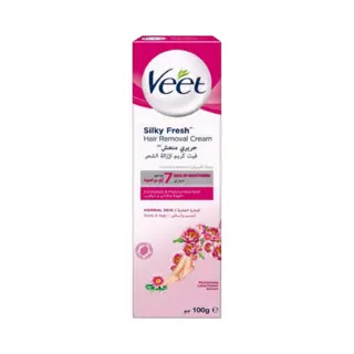 Veet Silky Fresh Hair Removal Cream Normal Skin 100 Ml
