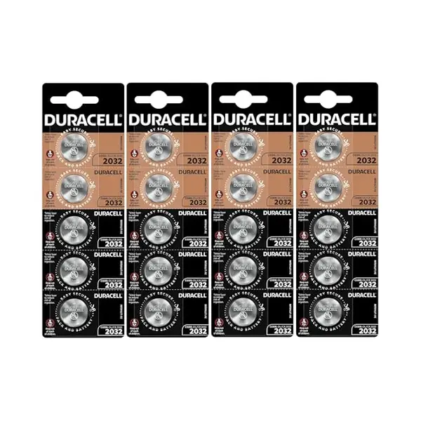 Duracell 2032 Lithium-knoopcelbatterijen - 3V, CR2032 - 20 Stuks thumbnail