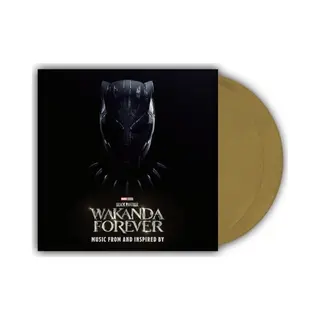 Universal Import Black Panther, Wakanda Forever (Original Soundtrack) - Gold Colored Vinyl [Vinyl Lp] [Vinyl]