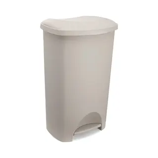Addis Pedaalemmer - Prullenbak - Afvalbak - 50 Liter - Taupe