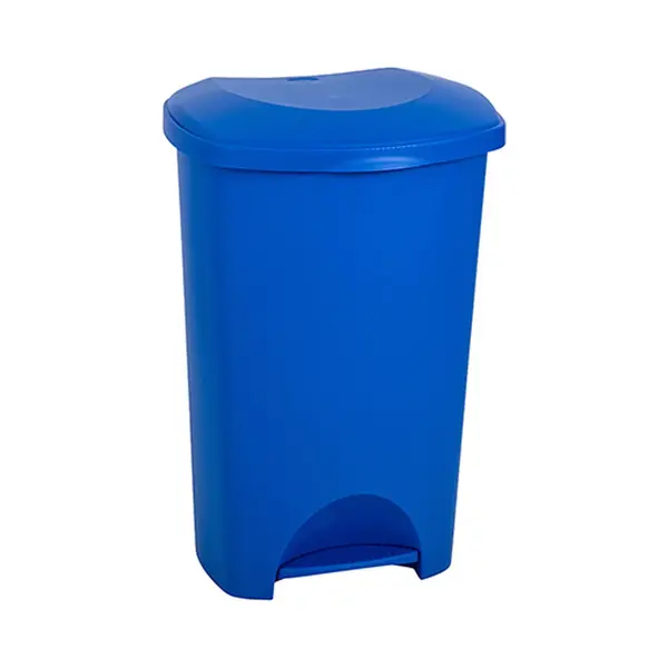 Addis Pedaalemmer - Prullenbak - Afvalbak - 50 Liter – Blauw thumbnail