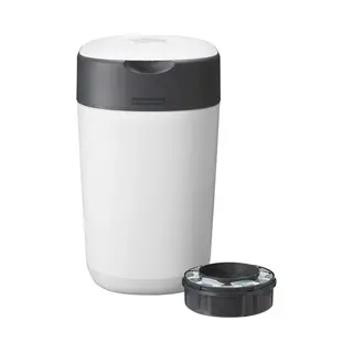 Tommee Tippee Geavanceerde Luieremmer Twist & Click, Milieuvriendelijk Systeem, Inclusief 1 X Cassette Met Antibacteriële Greenfilm, Duurzaam, Wit