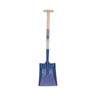 Draper 10877 Square Mouth Tee Handled Shovel With Ash Shaft