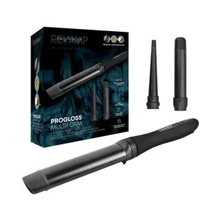 Revamp Multiform 3-in-1 Curl & Waves Haarstyler – Lockenstab-Set Mit 3 Keramikaufsätzen, Stylingstab Für Wellen Und Locken, Angereichert Mit