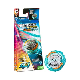 Hasbro Speed-Kreisel Hasbro Beyblade Burst QuadStrike Single Zeal Nyddhog N8 Spielzeug 8+