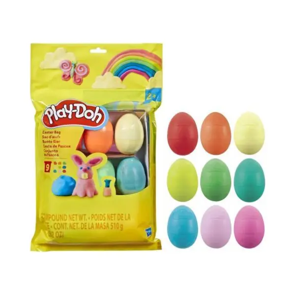 Play-Doh-paastasje, 9 Eieren, Uitdeelcadeautjes En Knutselspeelgoed Voor Kinderen thumbnail