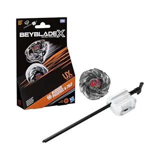 Hasbro Beyblade X Rudder Phoenix 4-70LF Ux Starter Pack Set With Takara Tomy Attack Type Top And Launcher, Battling Tops Game Toys, Ages 8+