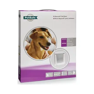 Petsafe 740 Hondenluik - Wit/Transparant - Medium - 35 X 26, 5 Cm