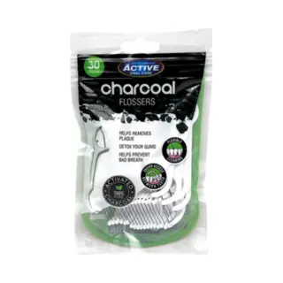 Beauty Formulas Charcoal Dental Floss - 30 Pcs