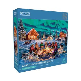 Gibsons Puzzle Mit 1000 Teilen, Eine Nacht Nordlichter