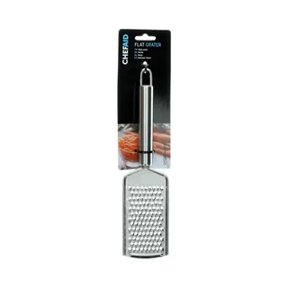 Chef Aid Flache Reibe Aus Edelstahl, Klassisches Modell